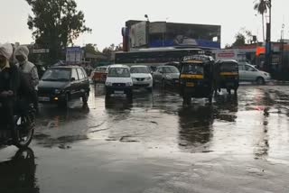 rain effect traffic in patiala