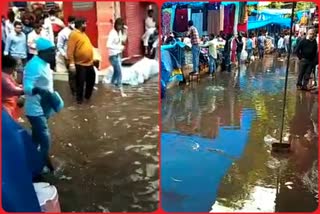 People are troubled by water logging