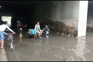 Water logging problem in many areas of Delhi