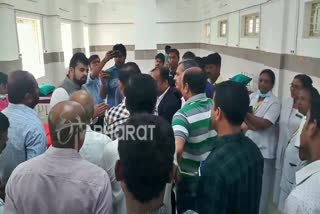 MP Prajwal Rewanna visits Isolate Ward in hassan