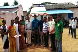 inauguration of  new 108 ambulance in nuapada