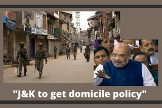 J&K to get domicile policy, says Amit Shah