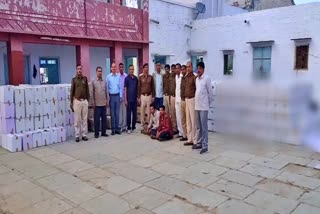 Excise police seized illegal liquor, हरियाणा निर्मित शराब जब्त, चूरू में शराब जब्त