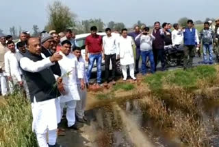 BJP MP Vijay Goel inspected narela area