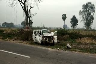 road accident in kannauj