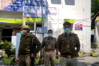 bijnor Police use face masks