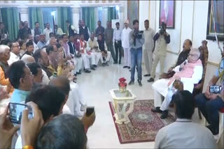 BJP MLAs meet Governor at Raj Bhavan