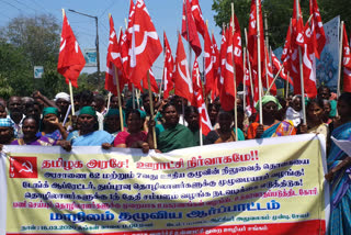 sewage workers protest in salem