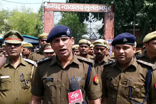 पुलिस अधीक्षक ने की न्यायालय की सुरक्षा जांच.