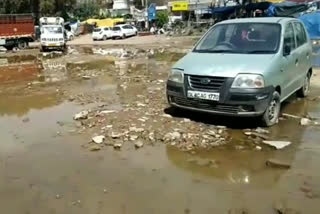 Water logging problem persists in Durga Park in West Delhi