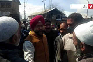 BJP leader avtar singh visits demolition drive affected people