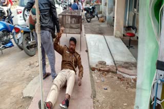 Police was intoxicated on the roads of Ranchi