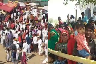 devotees reached  Sheetla Mata temple, भक्त शीतला माता मंदिर पहुंचे