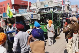 farmers release stray beast in front of DC office sangrur