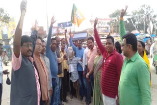 Babulal protested against not going to Leade