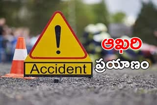 inter student died in bike accident at khammam