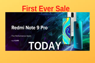 First ever sale of Redmi Notev 9 Pro