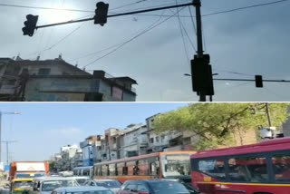 todemritorious traffic signal in Deoli