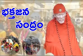 Devotees gather in huge numbers at Shirdi