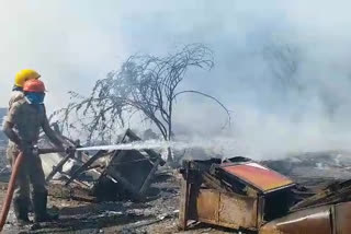 fire accident in rtc scap zone kadapa outs-cuts