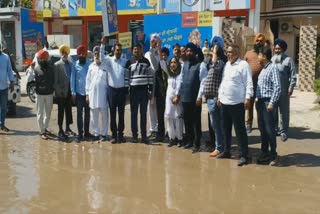 Akali Dal and BJP Workers do protest, Ropar protest