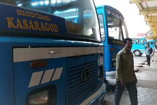 bus service  covid 19 bus service  കൊവിഡ് 19  അന്തര്‍ സംസ്ഥാന സ്വകാര്യബസ് സര്‍വീസ്  കല്‍ബുര്‍ഗി കൊവിഡ് 19  കാസര്‍കോട്-മംഗലാപുരം ദേശീയപാത  സ്വകാര്യ ബസ് സര്‍വീസ്