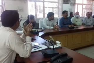 Bharatpur Collector meeting, corona virus