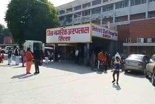 corona suspected death in isolation ward in sirsa