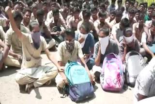 students protest against college staff sexual harassment in vellore