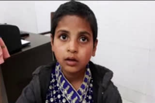 seven year old girl found wandering suspicious condition in  palwal