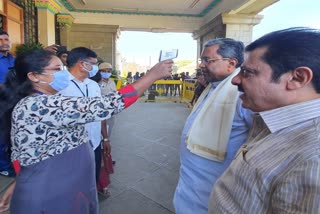 Siddaramiah support corona infection prevention