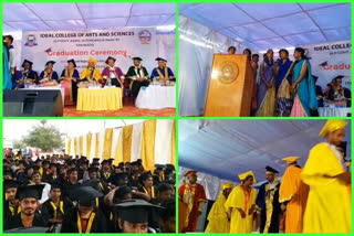 graduation day at ideal college in east godavari district