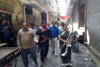 Shahdara's South Zone chairman inspects Kanti Nagar ward