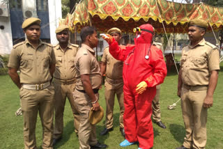 Coronavirus awareness program at alipur body guard line