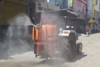 chennai corporation cleaned with the help of rakshak vehicle