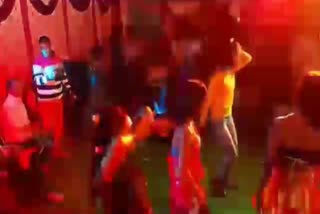 Obscene dance on the martyrdom day of Sadanand Jha