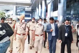 CP SAJJANAR VISITED SHAMSHABAD AIRPORT FOR CORNA PRECAUTIONS