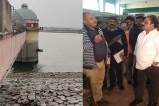 Minister is concerned about the water level of Dhurva Dam