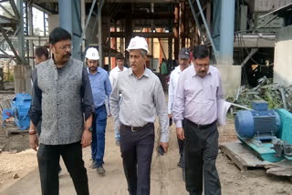 BCCL CMD inspects construction work of New Madhubanwasari in dhanbad
