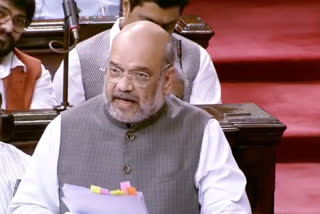 Union Home Minister Amit Shah in Parliament