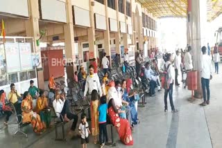 no more people found in kalaburagi bus stand