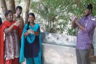 ariyalur collector orders to employees to take a proper hand wash  to before entrance office
