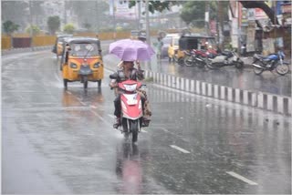 rain in different places in hyderabad