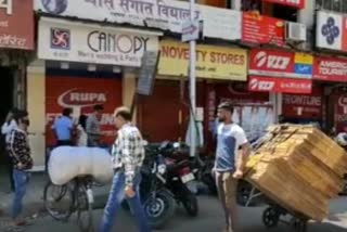 corona effect on shopes in dadar