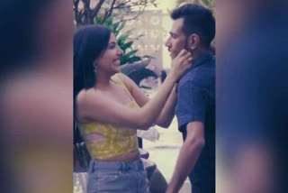 Yuzvendra Chahal cheeks pulled by a girl in TikTok  video, posts getting huge response from fans