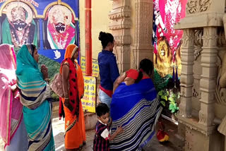 Darshan at Sharda temple of Maihar closed