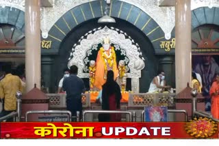 अमरावतीच्या साई मंदिरात भक्तांची गर्दी ओसरली