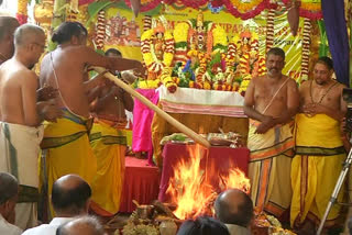 Ttd temple in chennai conducts dhanvantari yagam