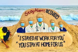 corona-awareness-with-sand-art-by-sudarsan-pattnaik