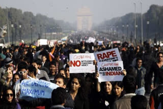 Protest on Nirbhaya gang rape case